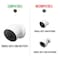 Wasserstein 2-in-1 Camera Gutter Mount, for Google Nest Cam Battery, and Compatible Solar Panel, White NestCamOutGutterWhtUS - alternate 2